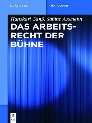 cover image of Das Arbeitsrecht der Bühne